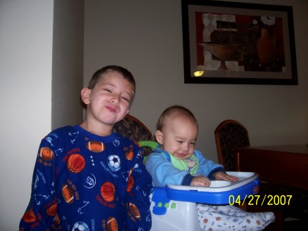 My heart and joy, my grandsons!