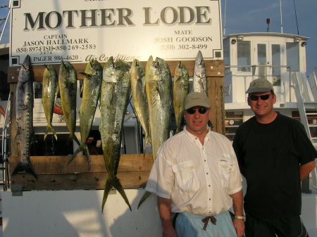 Russ (Left) and Rick(Right) fishin in Ft. Walton Beach