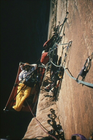 Belay bivy on Prodigal Son, Zion NP, Springdale UT 08-98