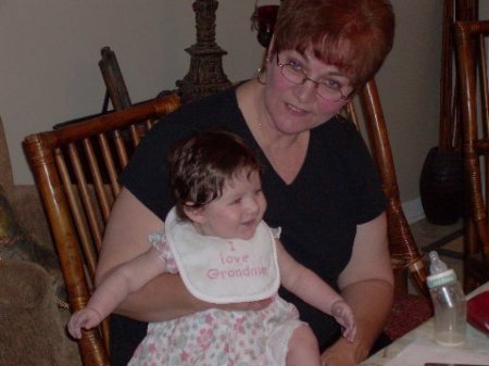 Grandma, (Thats me) and  sophia, ( thats her)