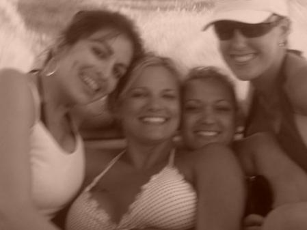 Sharla, me, Kalli and Rose in Havasu