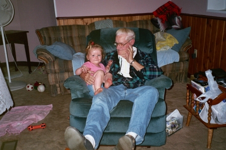 Dad and Lauren July 2005