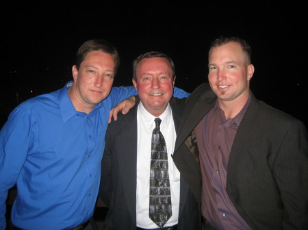 Dave, Dad, Me at Joe's Reception