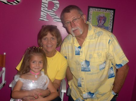 My parents w/ Shelby at her 5th B-day