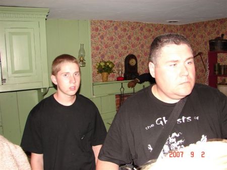 Jim and my nephew Doug, on "ghost hunt".