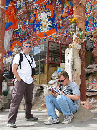 Chris Bing and I in Tibet (2002)