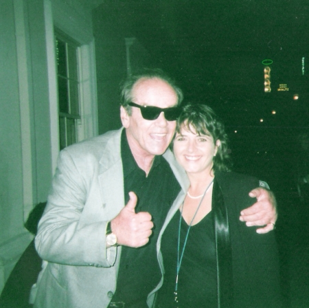 me and a jack nicholson impersonator in Hollywood, CA