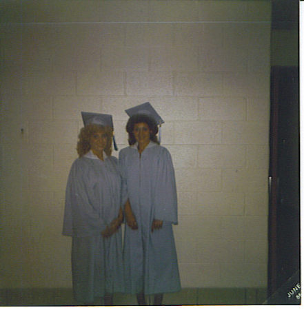 1986 Graduation Ceremony-- Sandi McClary & I