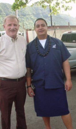 Richard and Guide in American Samoa - 2006