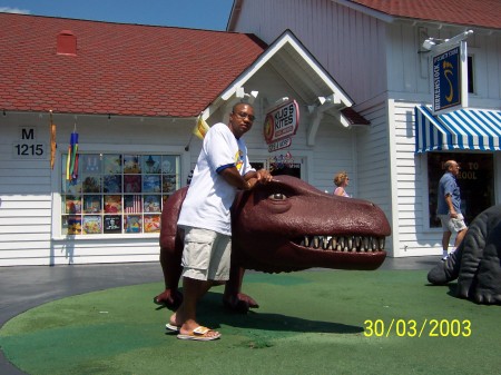 Me n T-Rex.  Myrtle Beach, SC