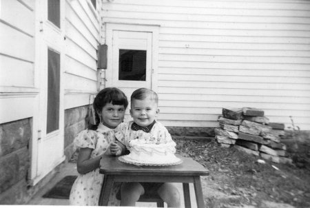 My 2nd birthday, 1954