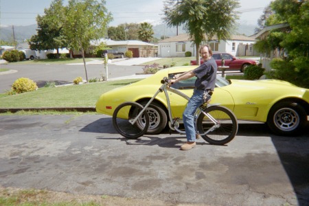 choper bike and corvet 2005