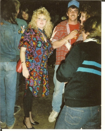 Janice & Jimmy new years 1987