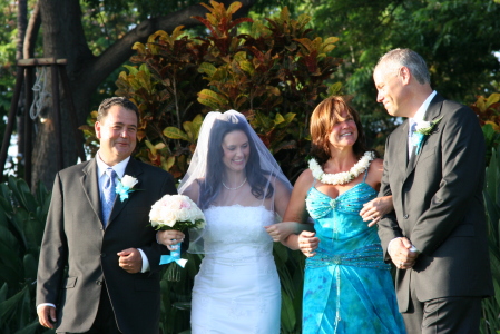 Parents and the bride