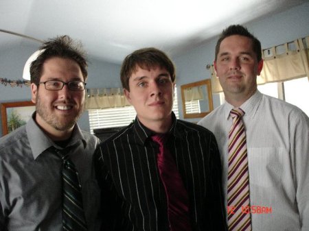 My handsome sons Danny, Joey, and Matt!