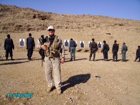 Training Afghan National Police in Jalalabad, Afghanistan