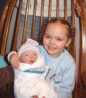 Grandchildren - Hayleigh and Jordan