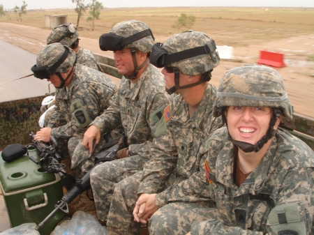 riding on the fob in iraq