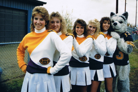 1989 Football Cheerleaders