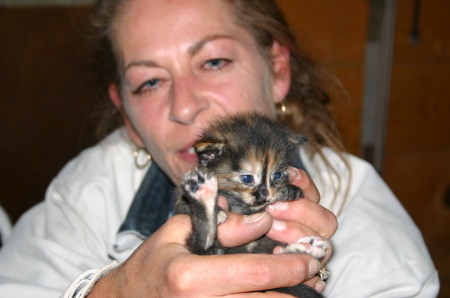 Jane & barn kitty