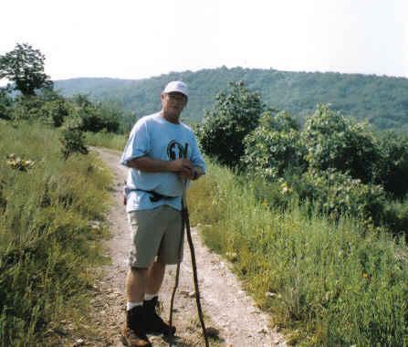 Jim Hiking in 2007