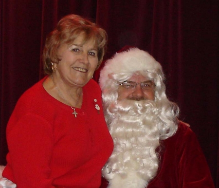 Liz and Santa