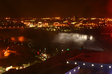 Niagara Falls from Hotel Window