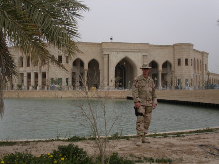 Me in front of one of Sadam's Palaces