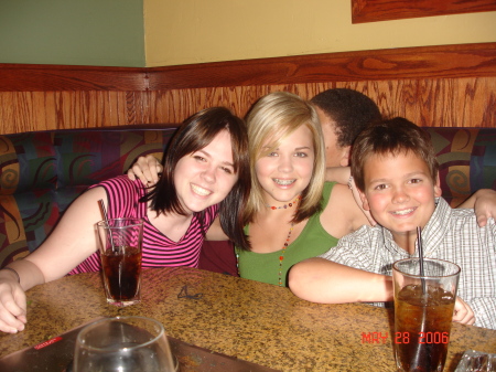 My three kids, Brittany, Ashley and Evan