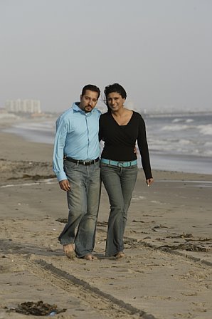 Engagement Photo Shoot Santa Monica Beach, 2005