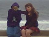 my litle girl and my niece, in Monterey