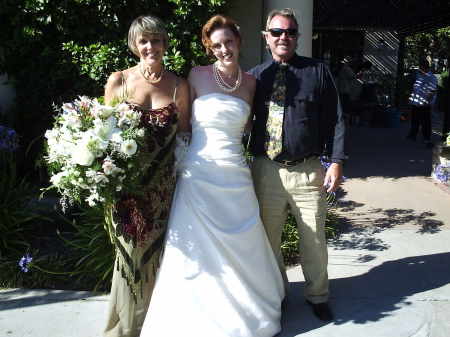 My daughter Wendy's wedding in California