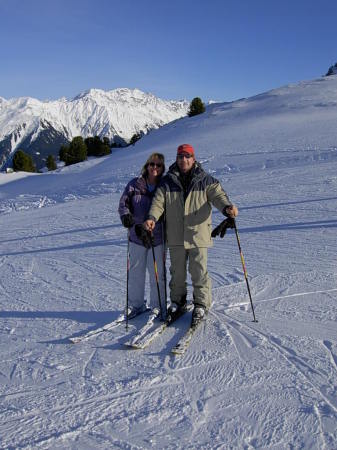 Margaret and me in Davos Switzerland