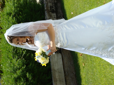 Our beautiful bride, Elizabeth