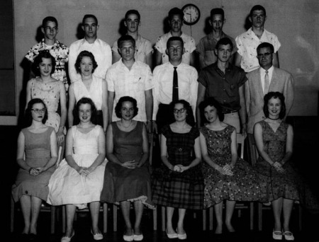 Senior class year 1956-1957