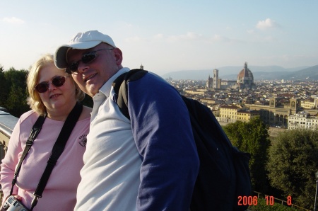 Florence, Italy with my sister, Treska