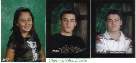 Chyenne, Brice, Dustin