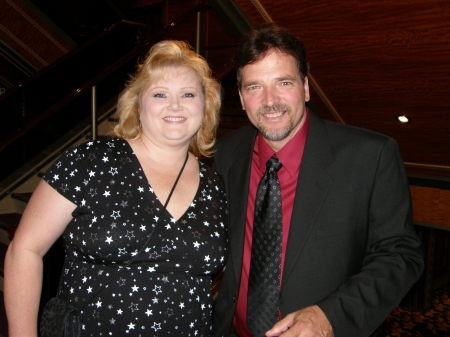 Becky and Mark at sea   October 2007