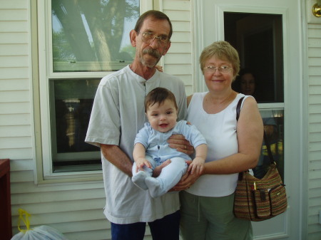 My parents with Gabriel