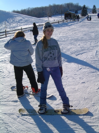 Kate skiing in Whistler