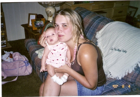 Niece , Kriston and her child Kaylee