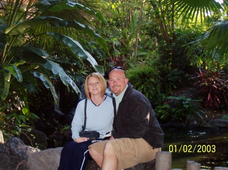 Me and Jimmy at the Polynesian Hotel