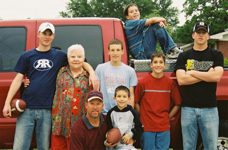 Mom with Matt & Grandkids