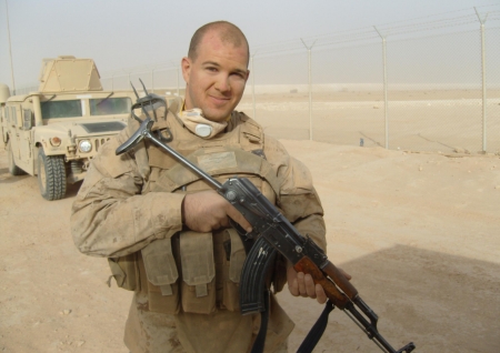 Our son Chris in Iraq. December 2008