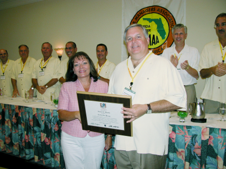 6/5/06 Presentation of Certified Club Manager Designation