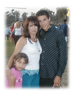 Danielle, me, Anthony 2006