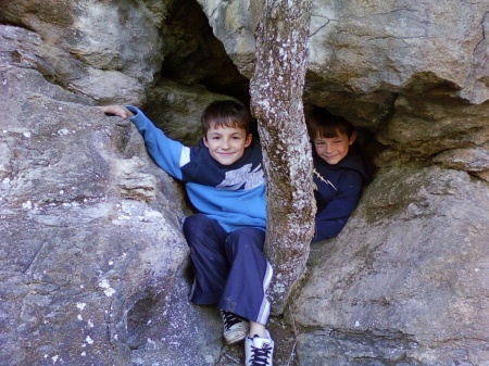 boys in a cave