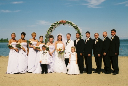 My entire wedding party!