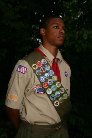 LaVel the Eagle Scout  "you go boy