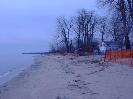 Pelee off-season beach